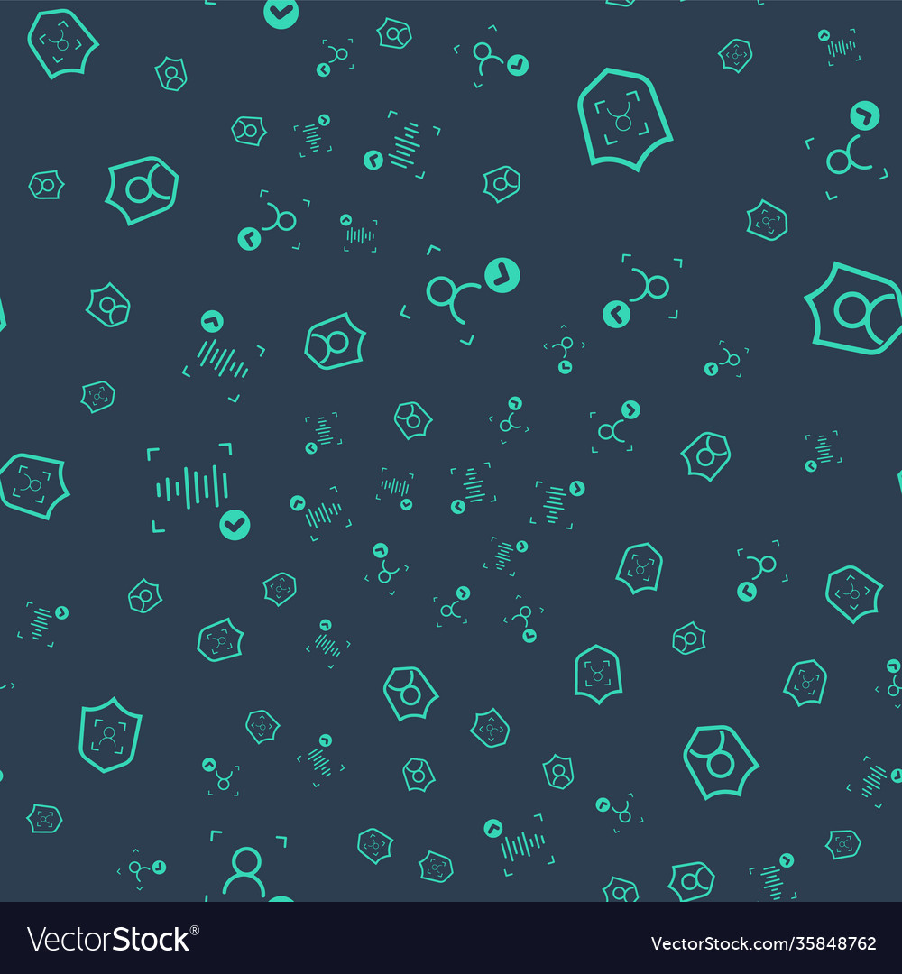 Set face recognition shield voice and user vector image Set face recognition shield voice and user