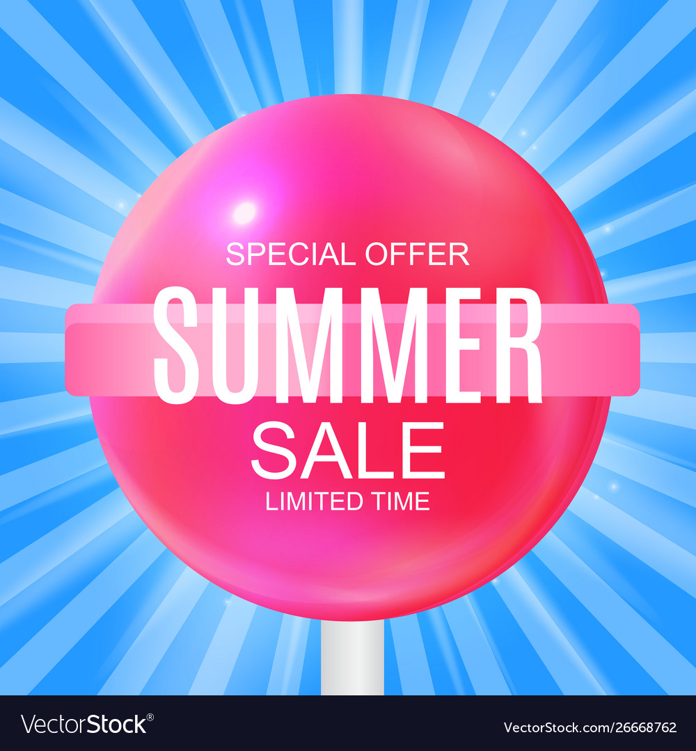 Summer sale concept background