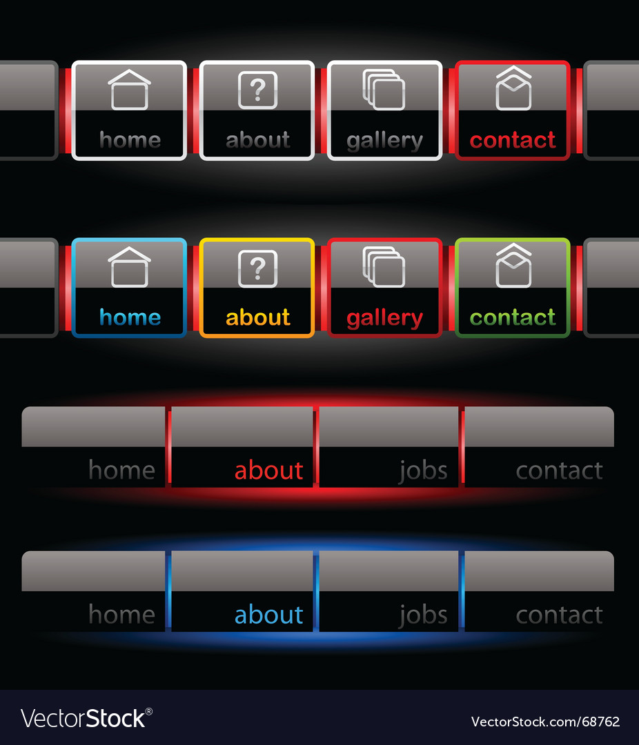 Website buttons