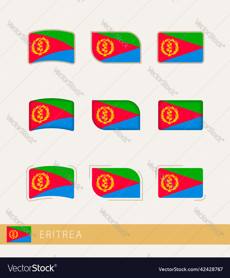 Flags of eritrea collection