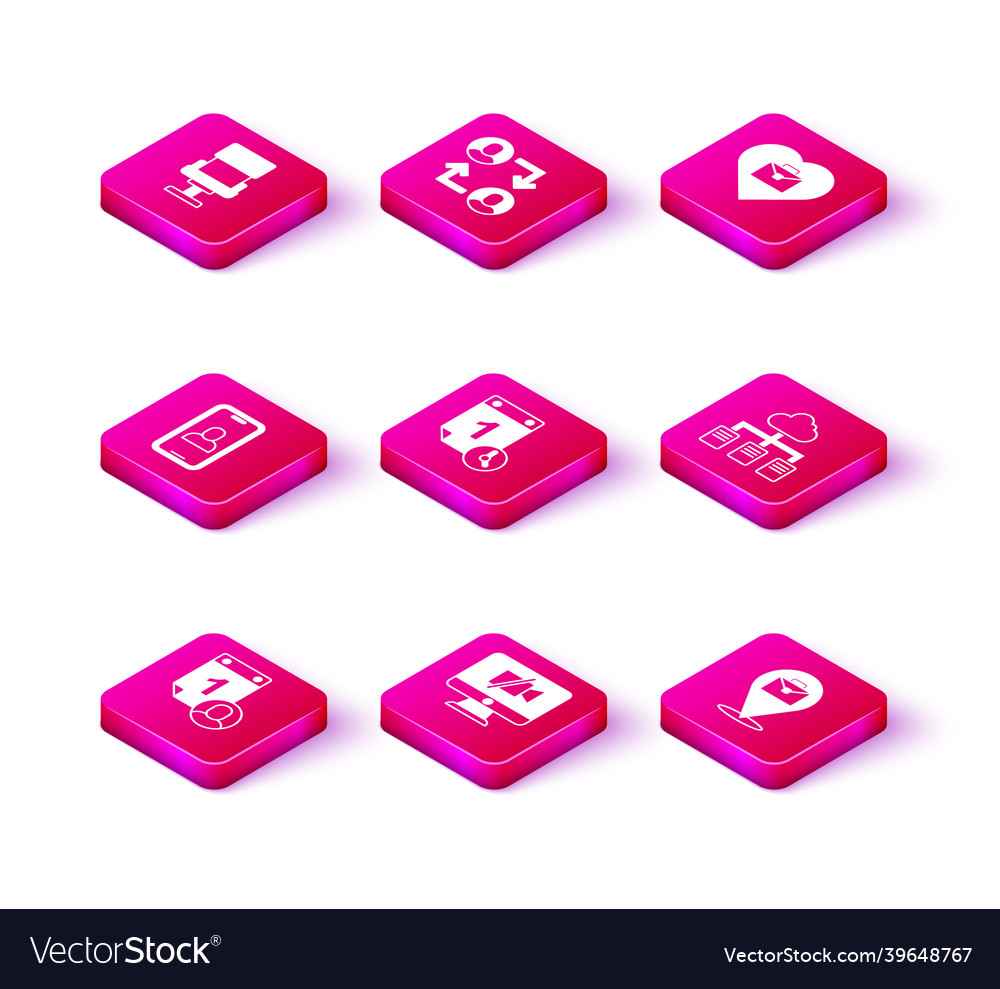 Set time management video camera off on computer vector image Set time management video camera off on computer