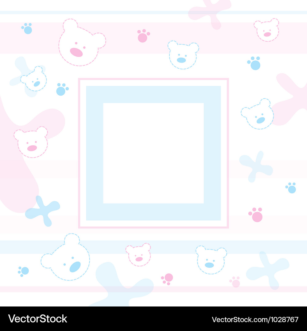 Vector Bear Frame Teddy bears frame Royalty Free Vector Image - VectorStock