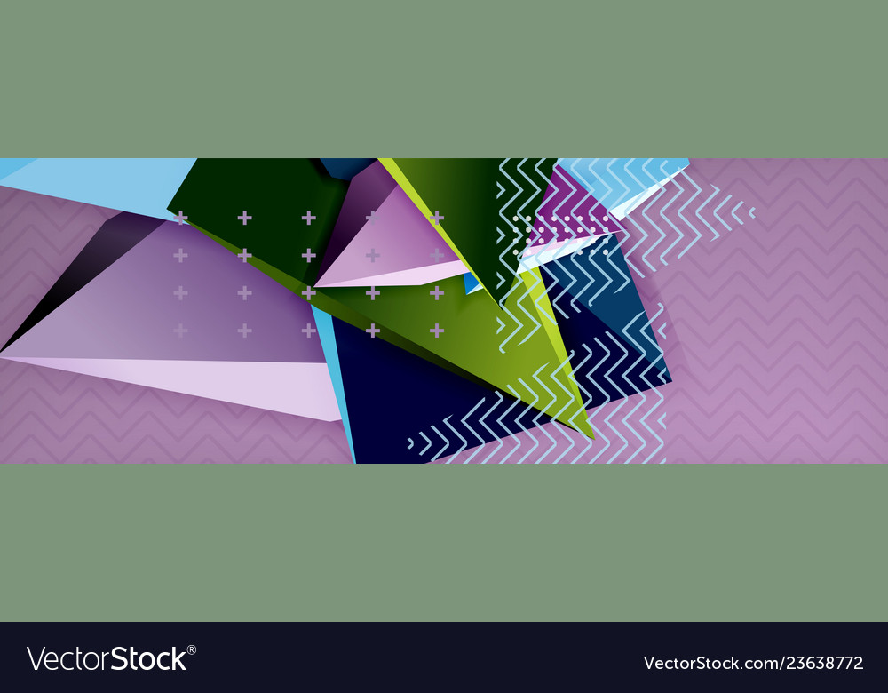 3d triangular shapes abstract background vector image 3d triangular shapes abstract background