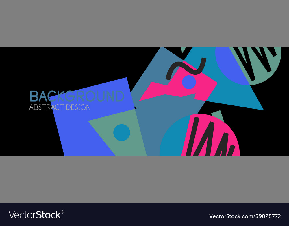 Abstract background with blocks lines geometric vector image Abstract background with blocks lines geometric