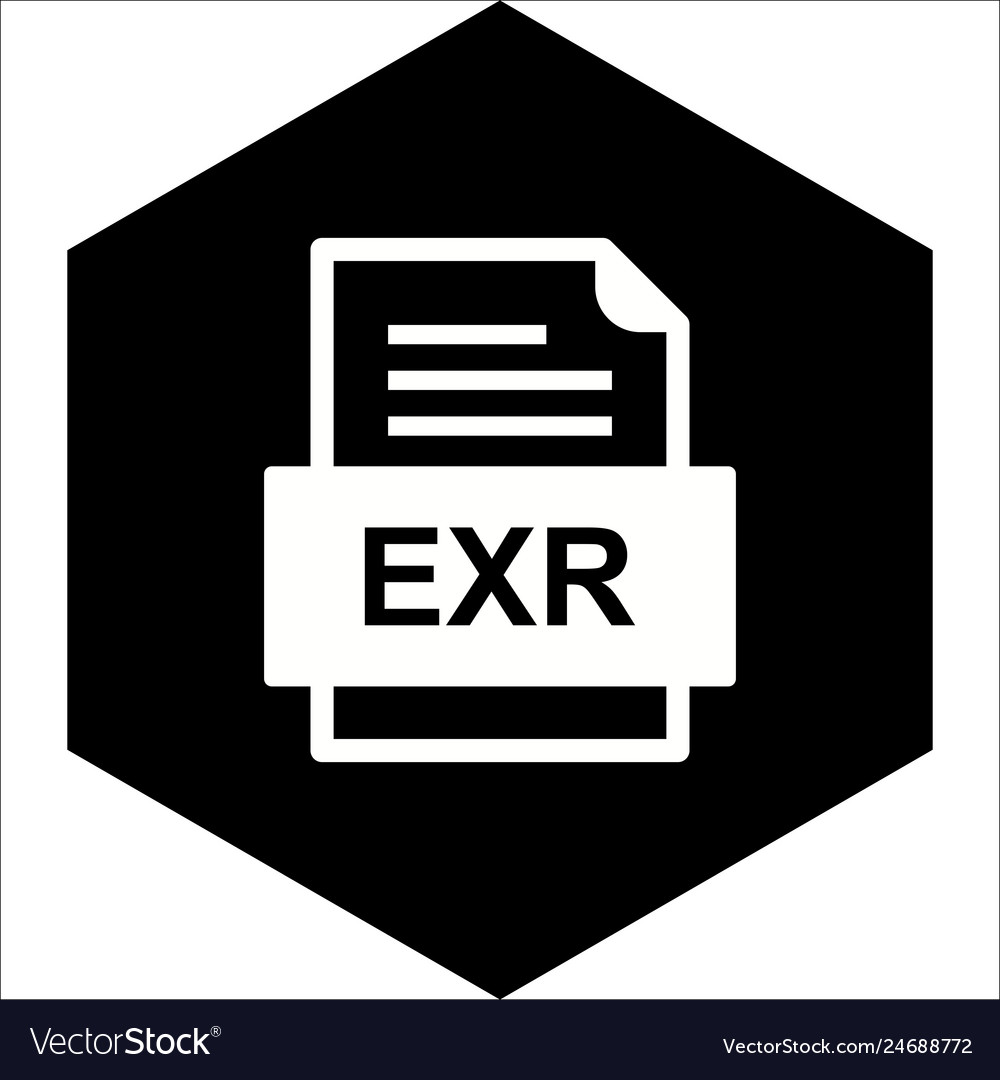 Exr file document icon