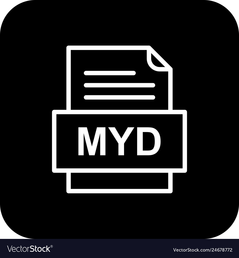 Myd file document icon