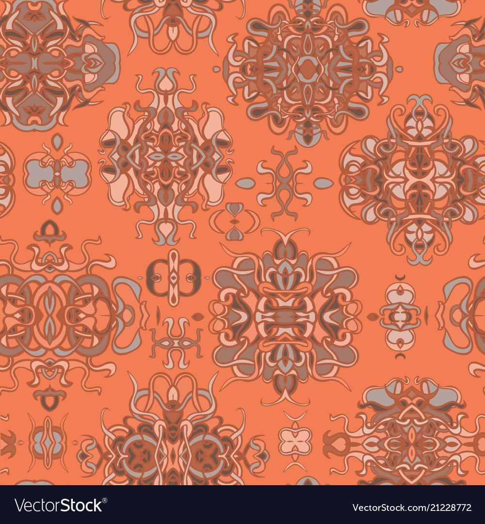 Seamless pattern with colorful abstract shape
