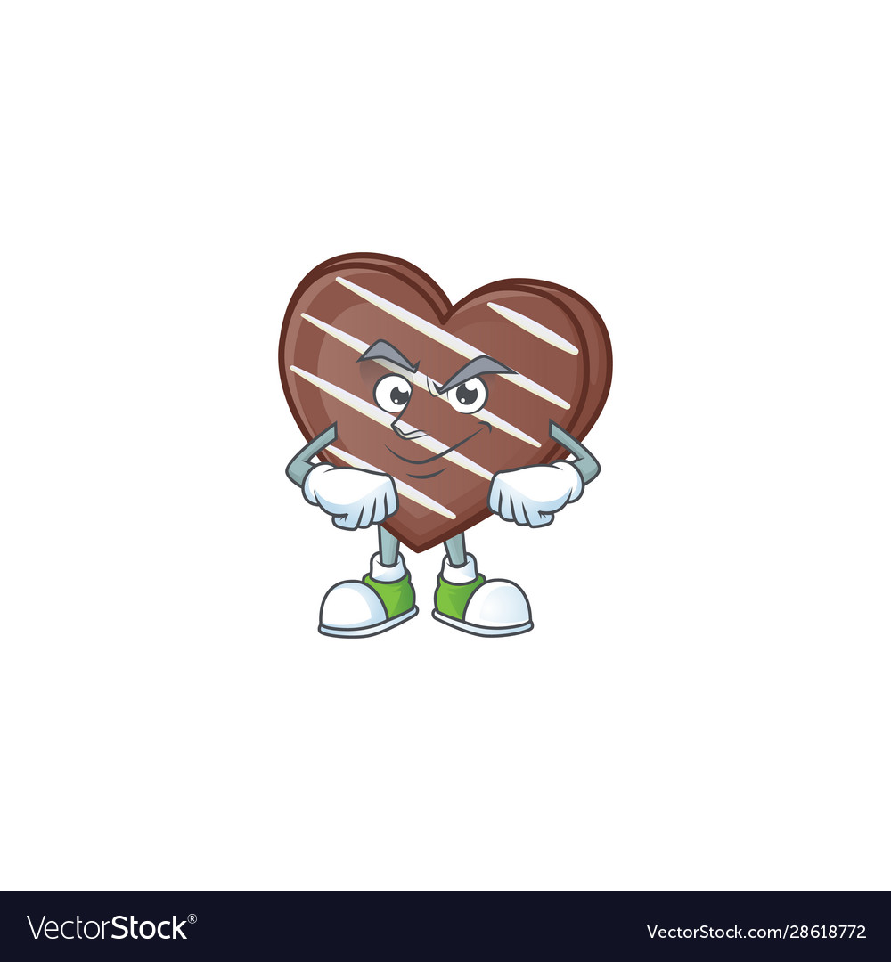 Stripes chocolate bar mascot cartoon character