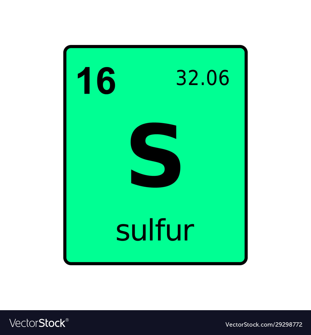 Sulfur Periodic Table Element