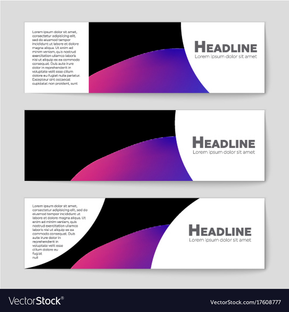 Abstract layout background set for art