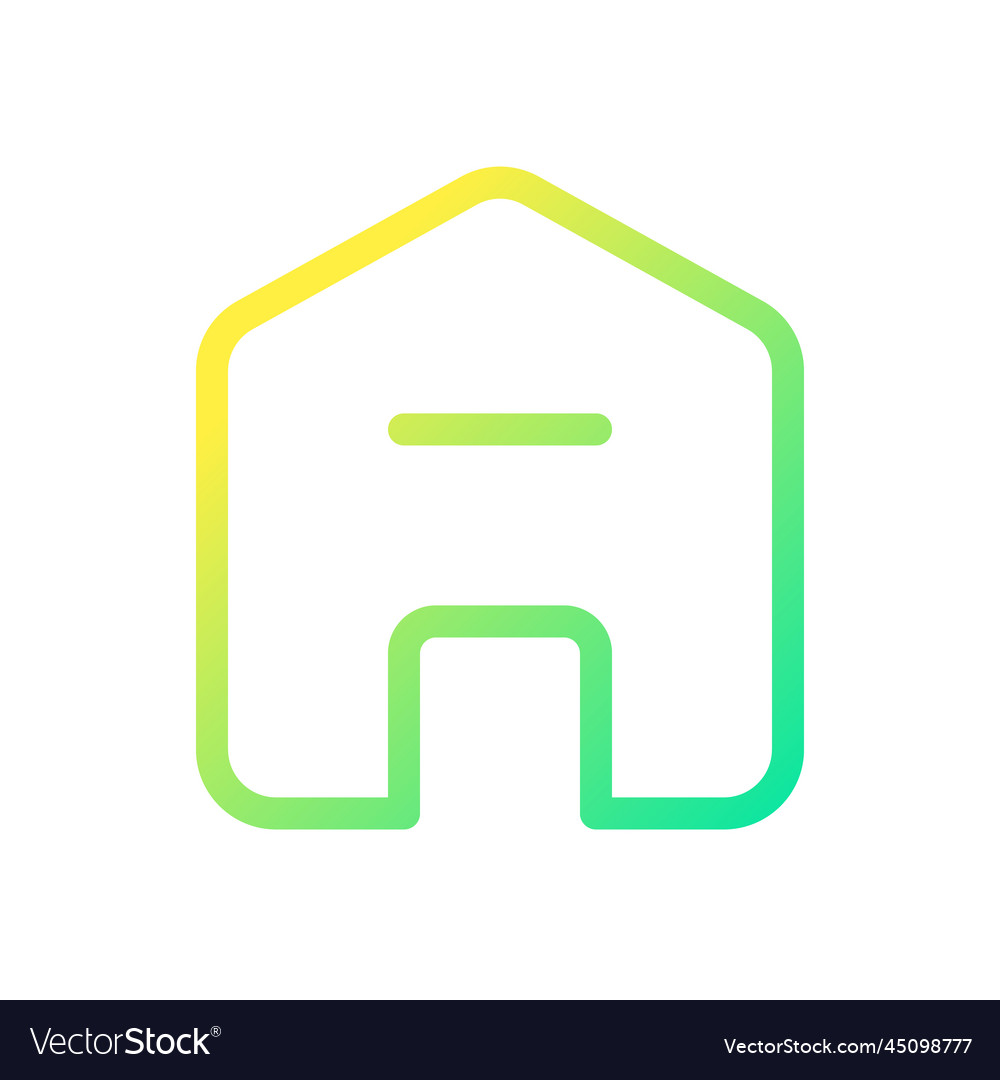 Delete address pixel perfect gradient linear ui Vector Image Delete address pixel perfect gradient linear ui