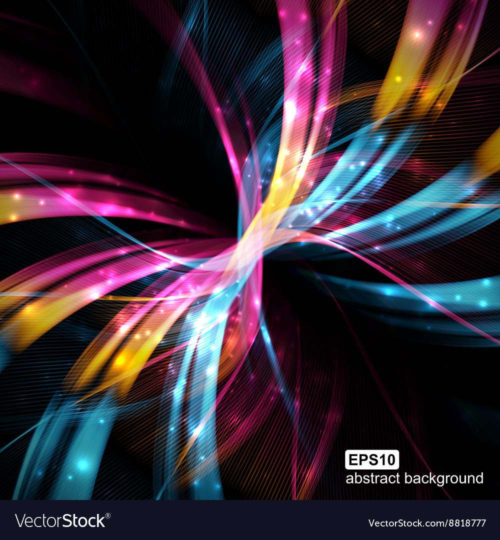 Light Wave Abstract Background