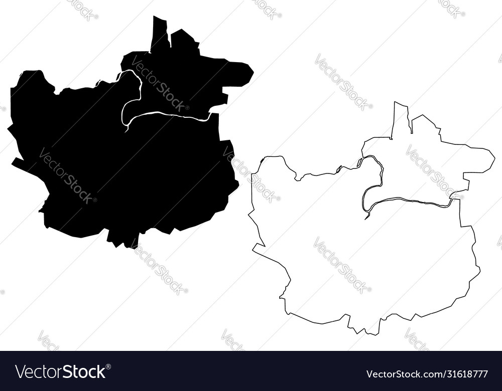 Pune city republic india maharashtra state map Vector Image Pune city republic india maharashtra state map Vector Image