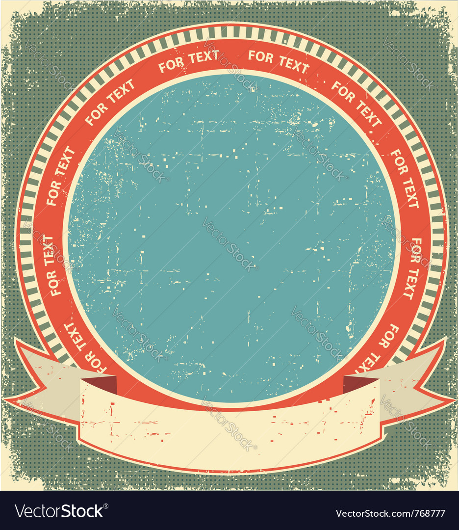 Vintage label background
