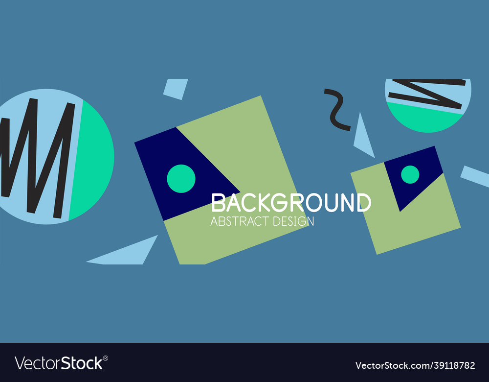 Abstract background blocks lines triangles