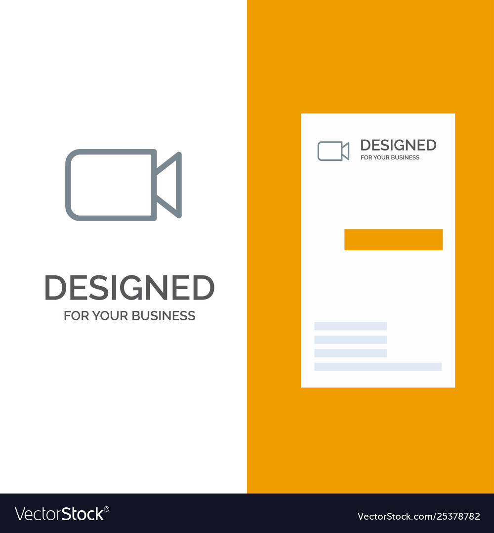 Camera image basic ui grey logo design Vector Image Camera image basic ui grey logo design