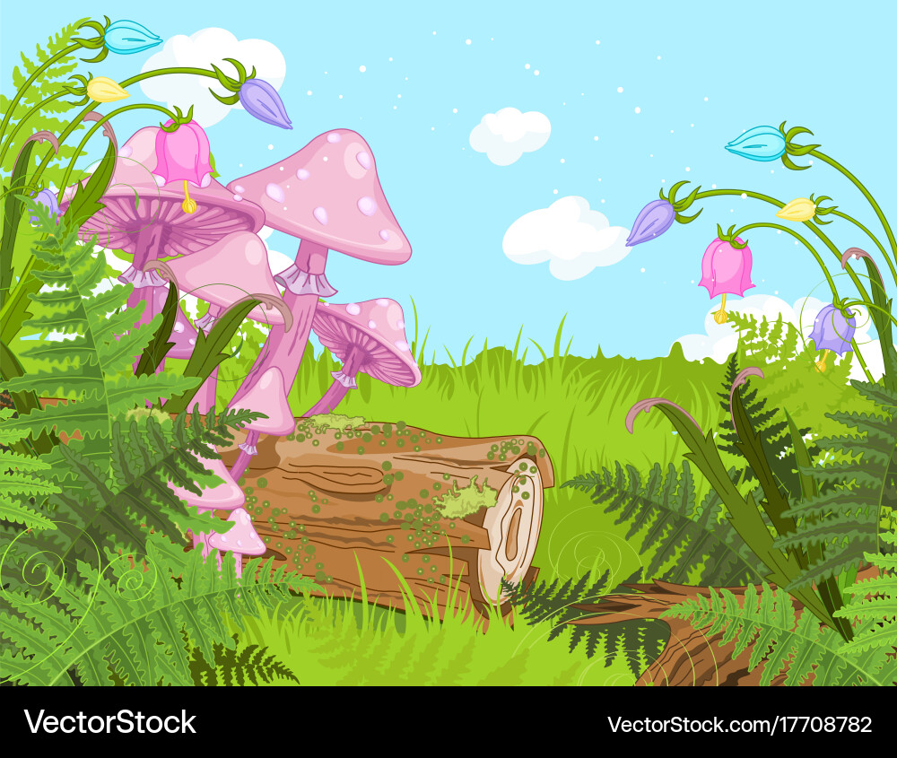 Fantasy landscape Royalty Free Vector Image - VectorStock
