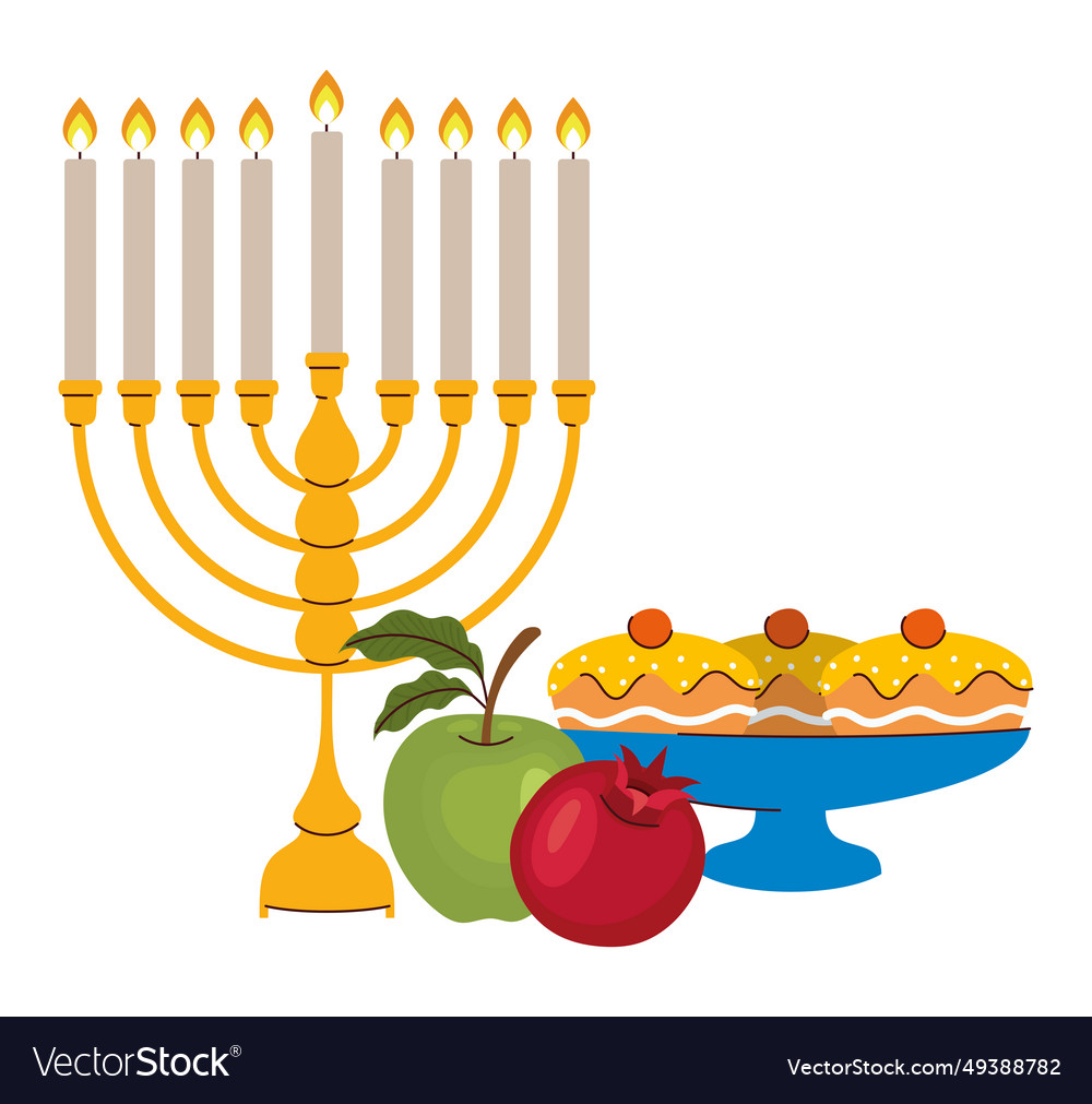 Jewish hanukkah celebration items