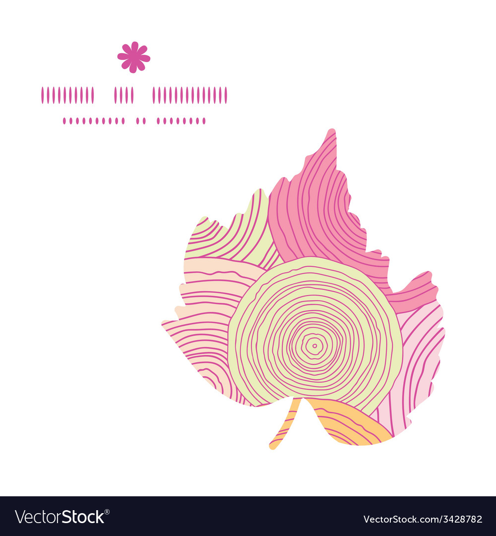 Leaf Silhouette Pattern - Circular Texture