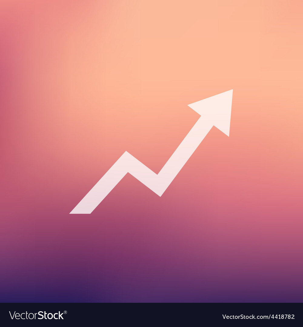 Lightning Arrow Icon - Upward
