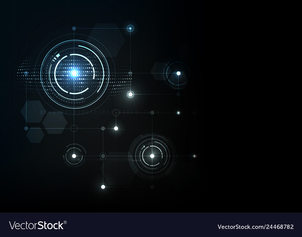 Technologisches intelligentes Schaltungssystem abstrakt