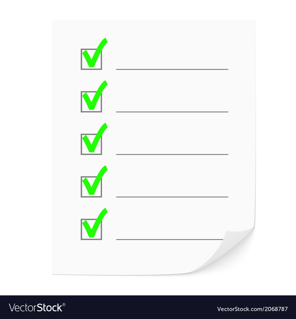 Check list