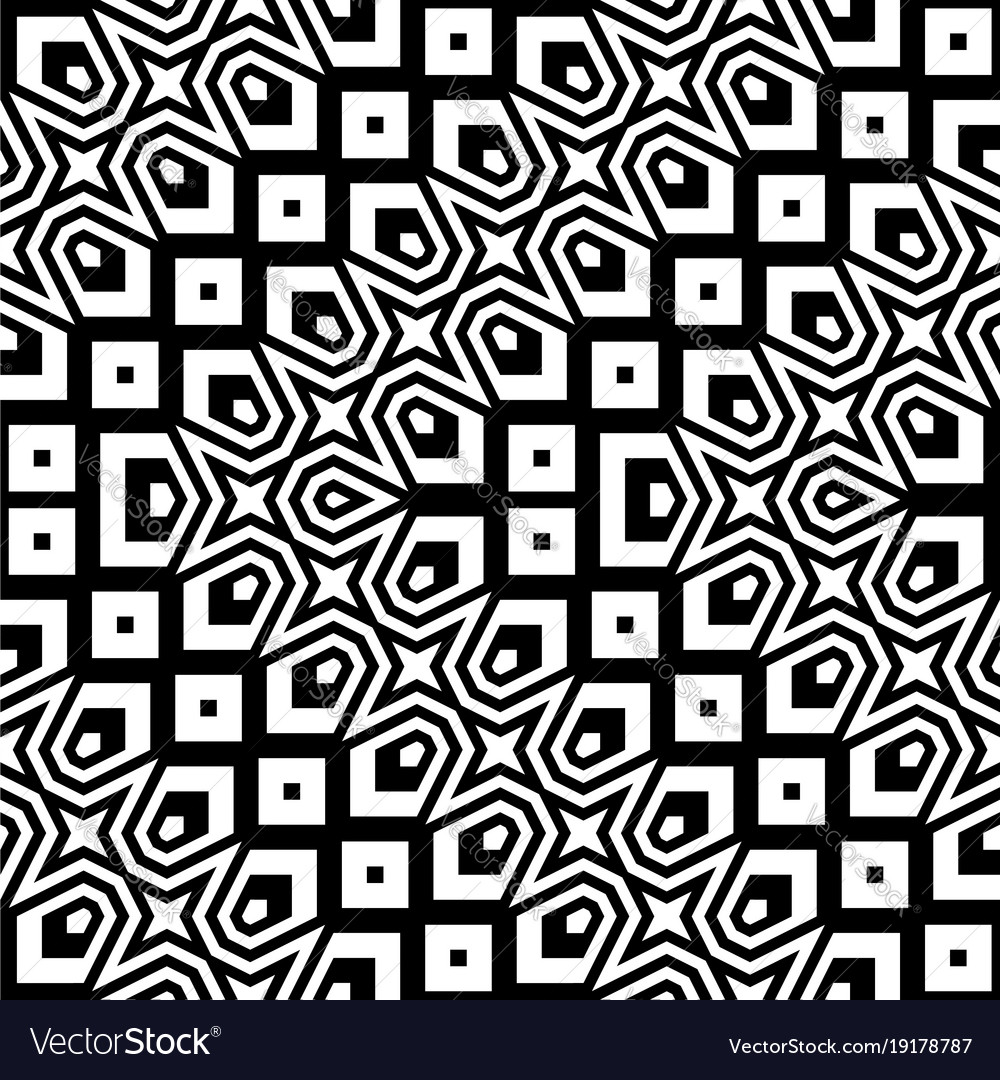 Design seamless monochrome zigzag pattern