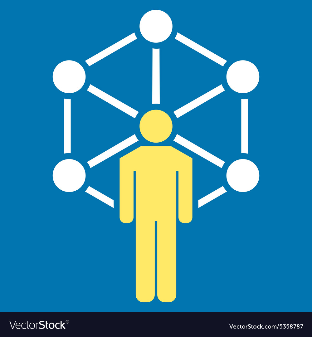 Network icon from business bicolor set