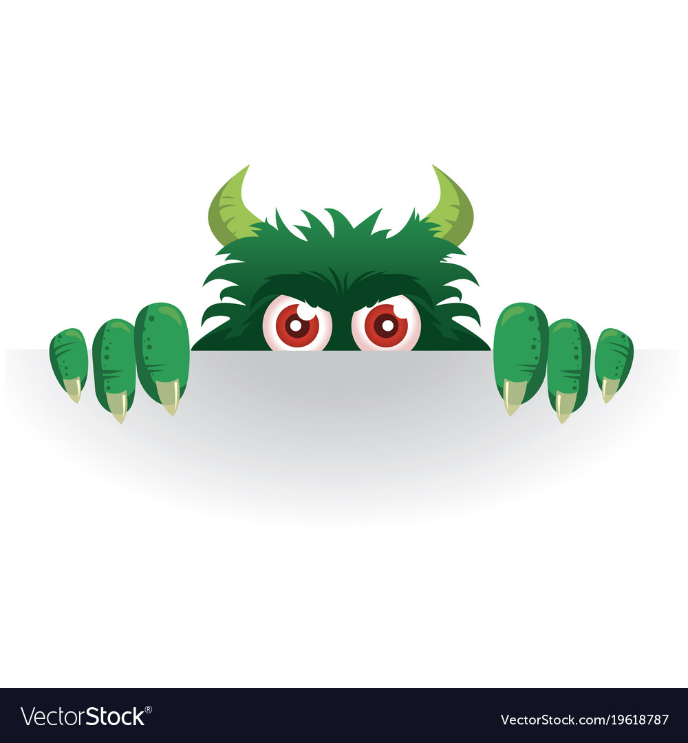 Peeking monster deals decal