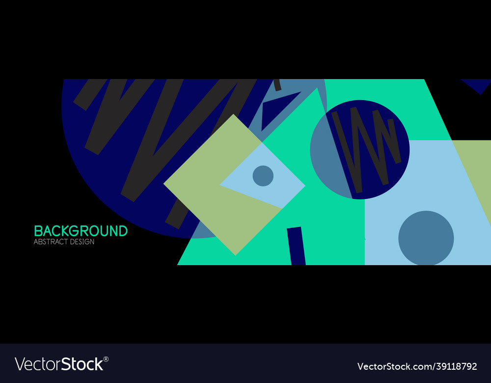 Abstract background with blocks lines geometric Vector Image Abstract background with blocks lines geometric