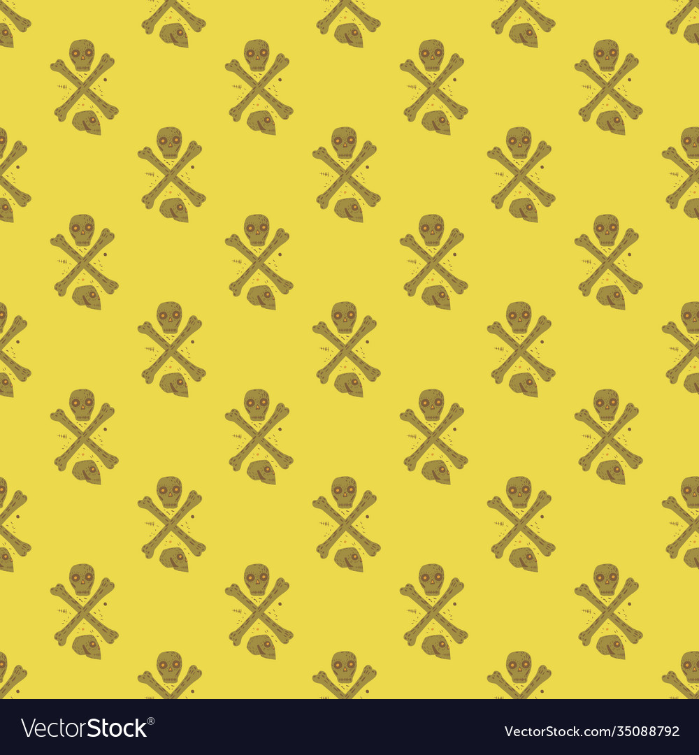 Abstract seamless scary pattern with little vector image Abstract seamless scary pattern with little