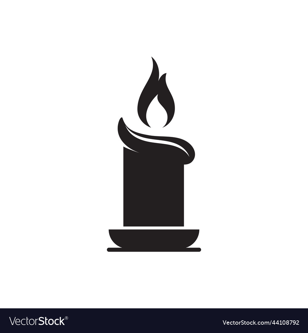 Candle icon design Royalty Free Vector Image - VectorStock