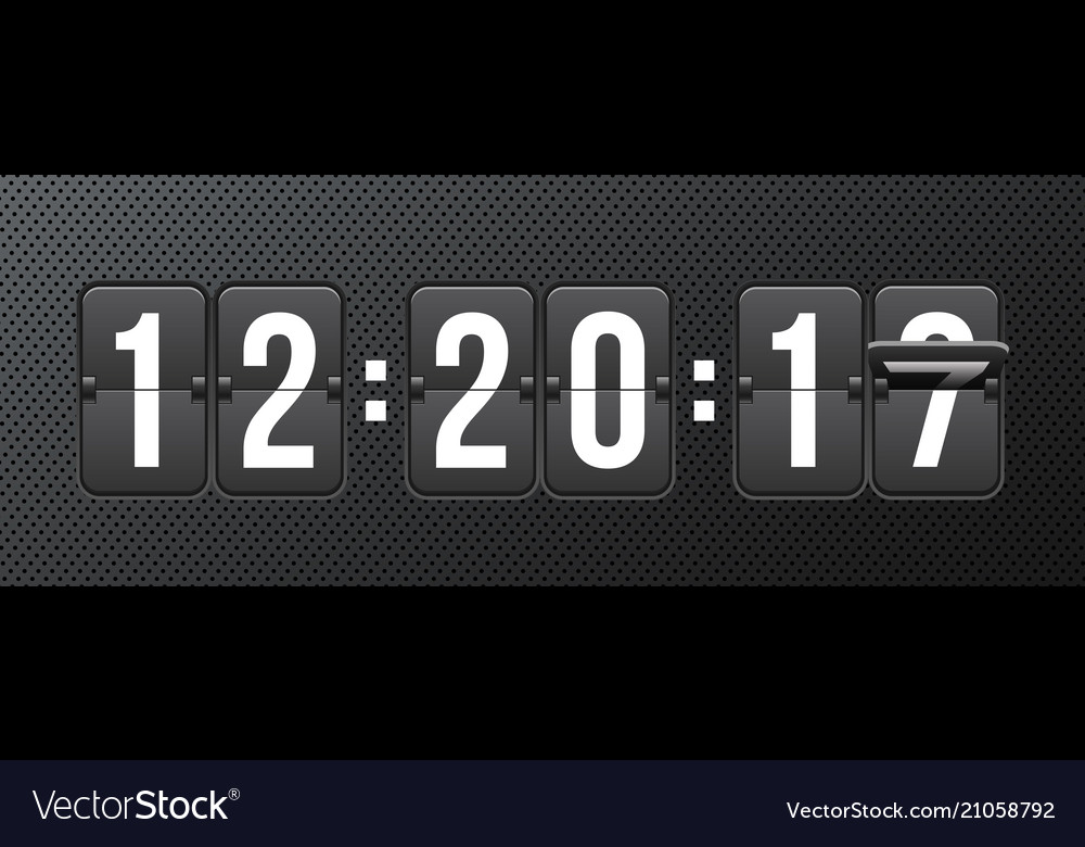 Creative of countdown timer Vector Image Creative of countdown timer