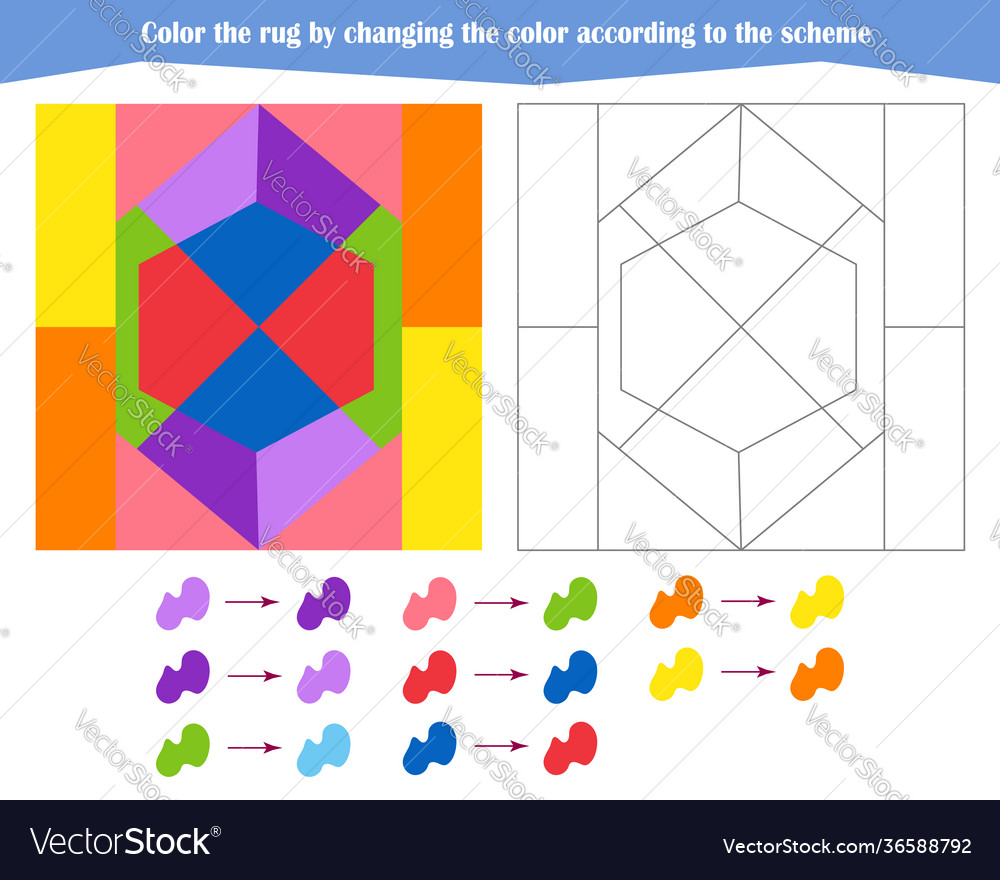 Game for development logical thinking vector image Game for development logical thinking