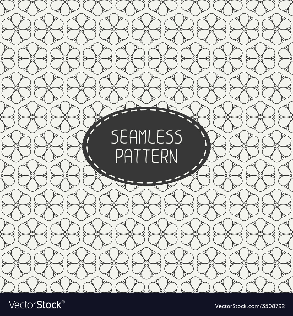 Seamless retro vintage geometric pattern