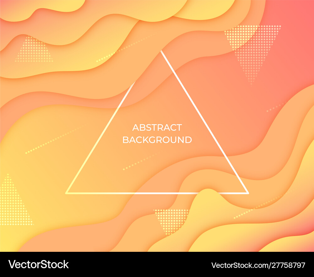 Abstract background 3d fluid liquid shape Vector Image