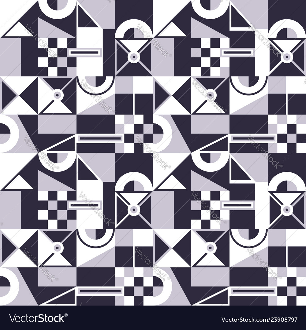 Abstract seamless geometric pattern vector image Abstract seamless geometric pattern