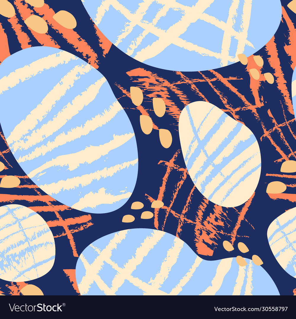Abstract seamless pattern with geometric vector image Abstract seamless pattern with geometric