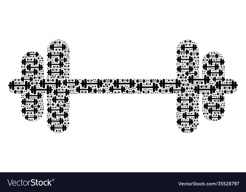 Rekursionskomposition von Barbell Icon