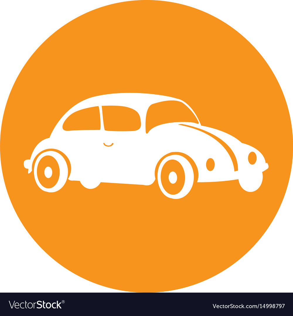Auto Käfer isolierte Ikone
