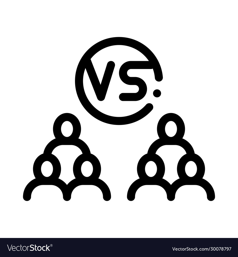 Versus battle Royalty Free Vector Image - VectorStock