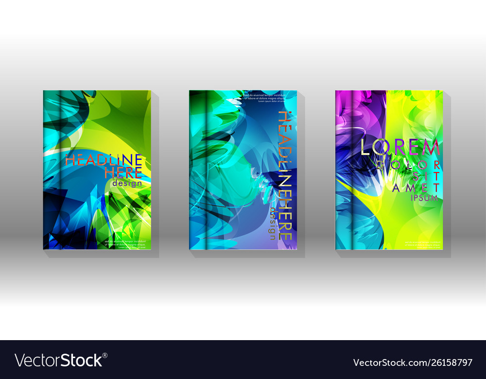 Design background cover with colorful abstract