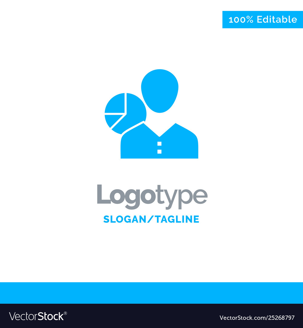 Graph chart data employee manager person vector image Graph chart data employee manager person