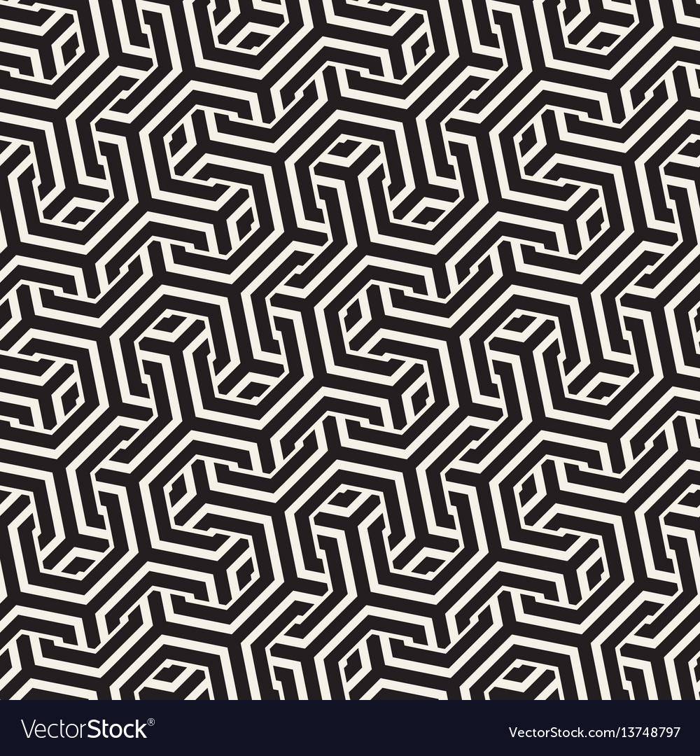 Interlaced Hexagonal Pattern