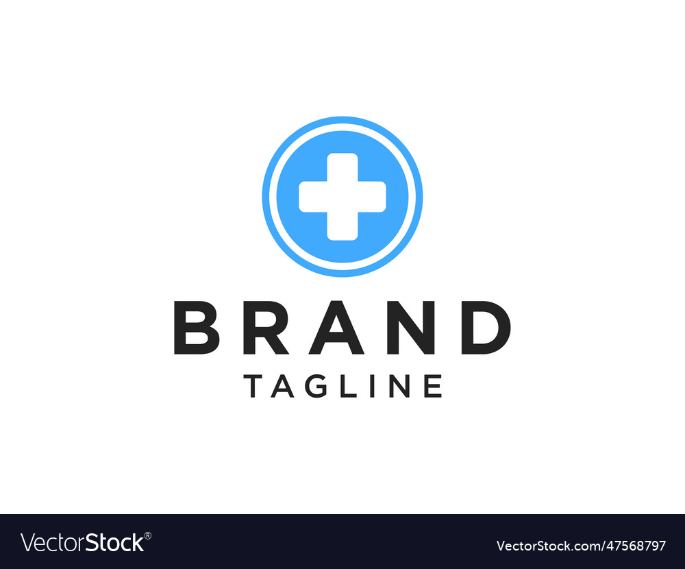 Medical logo healthcare symbol white cross sign