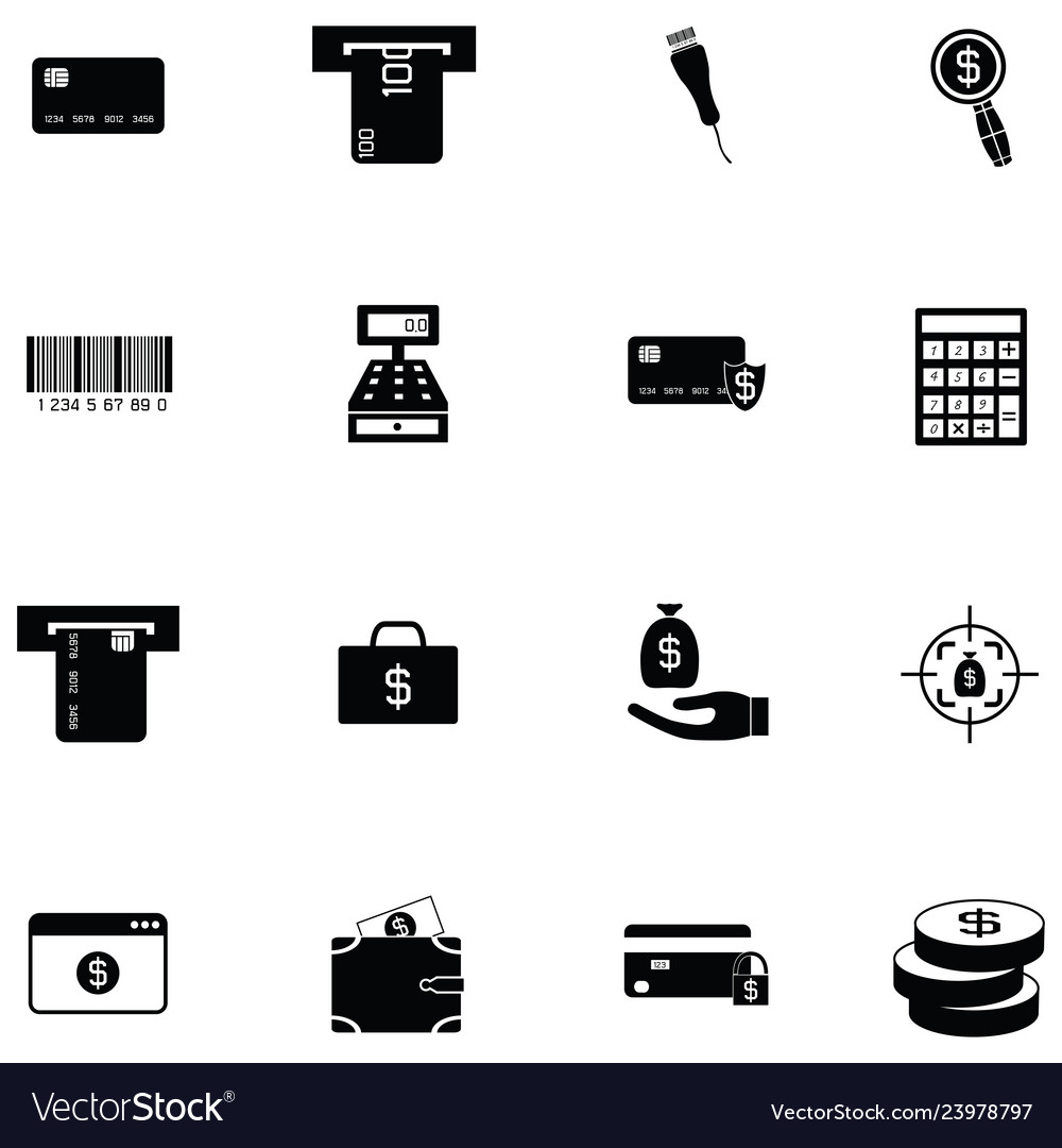 Payments icon set