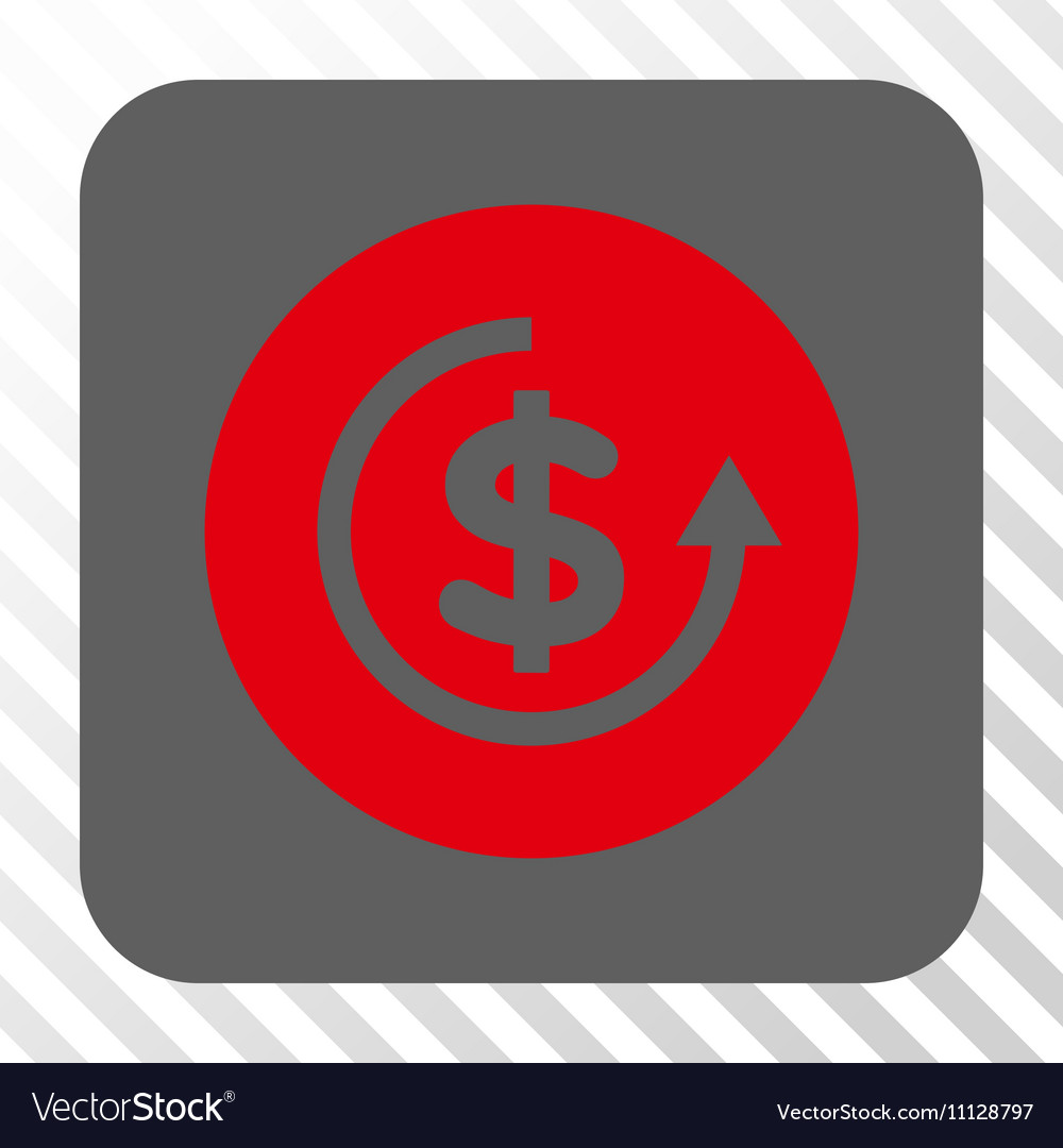Refund rounded square button