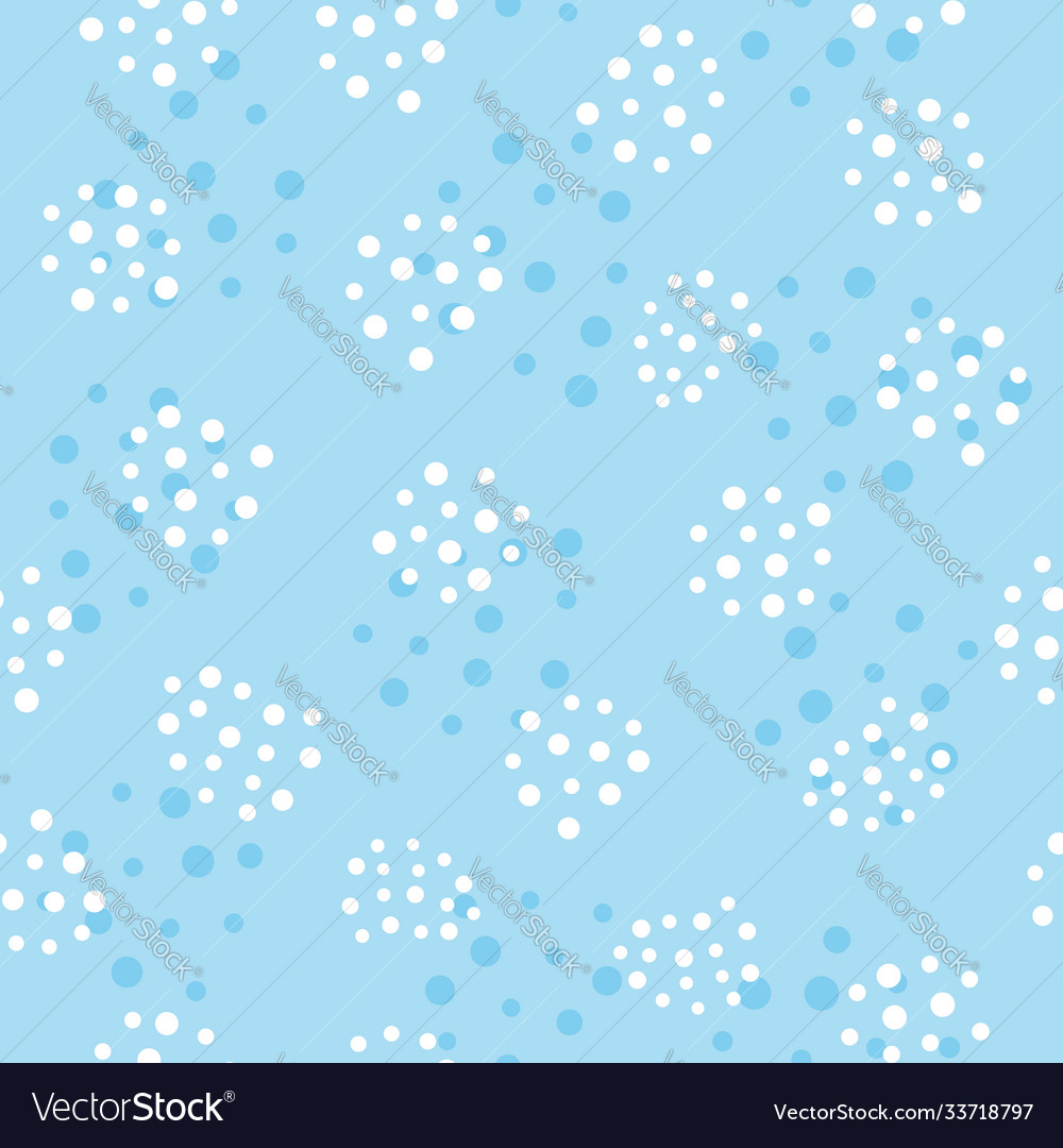 Simple seamless pattern with scattered round dots vector image Simple seamless pattern with scattered round dots