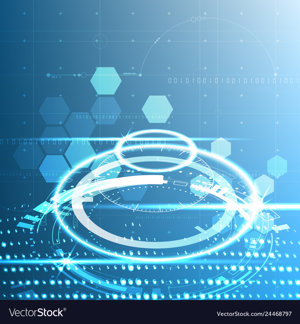 Technological modern space abstract background