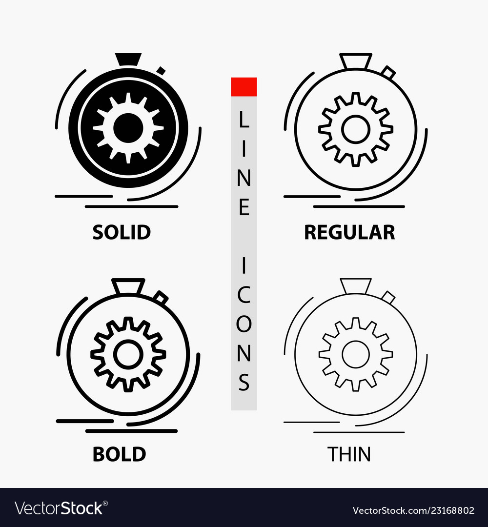 Action fast performance process speed icon vector image Action fast performance process speed icon